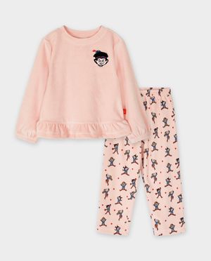 Nachtkleding - Spiekpietjespyjama + poppenpyjama