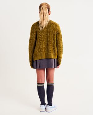 Cardigan - Cardigan met gebreid patroon, loose fit