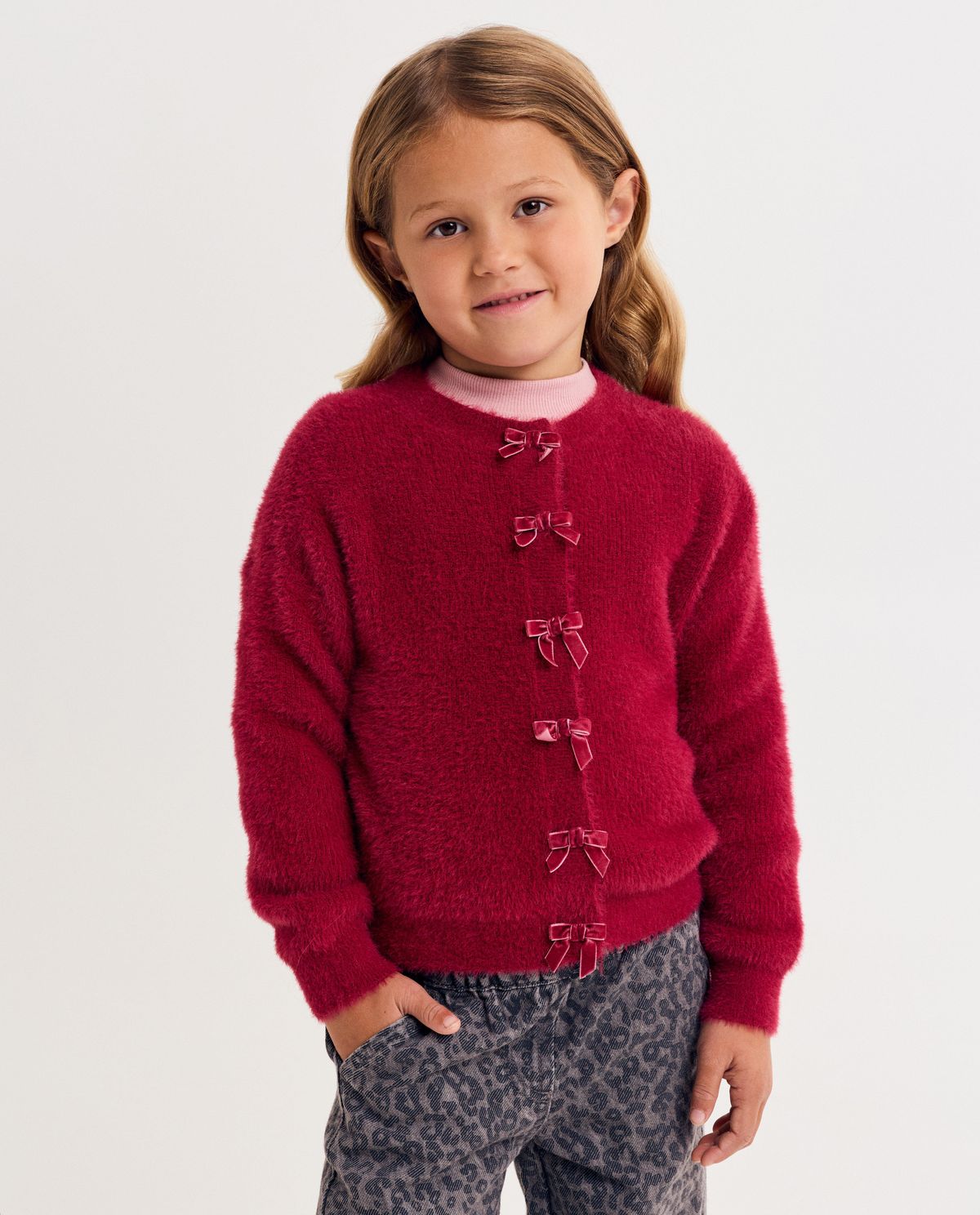 Fluffy cardigan