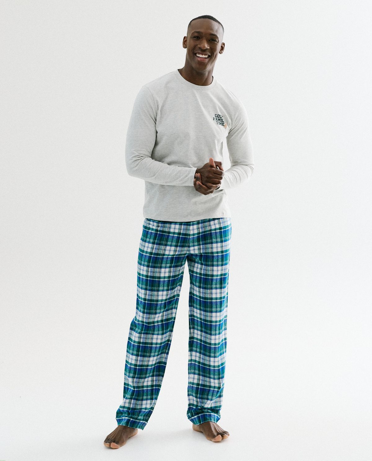 Pyjama met opschrift, heren, XS-XXL