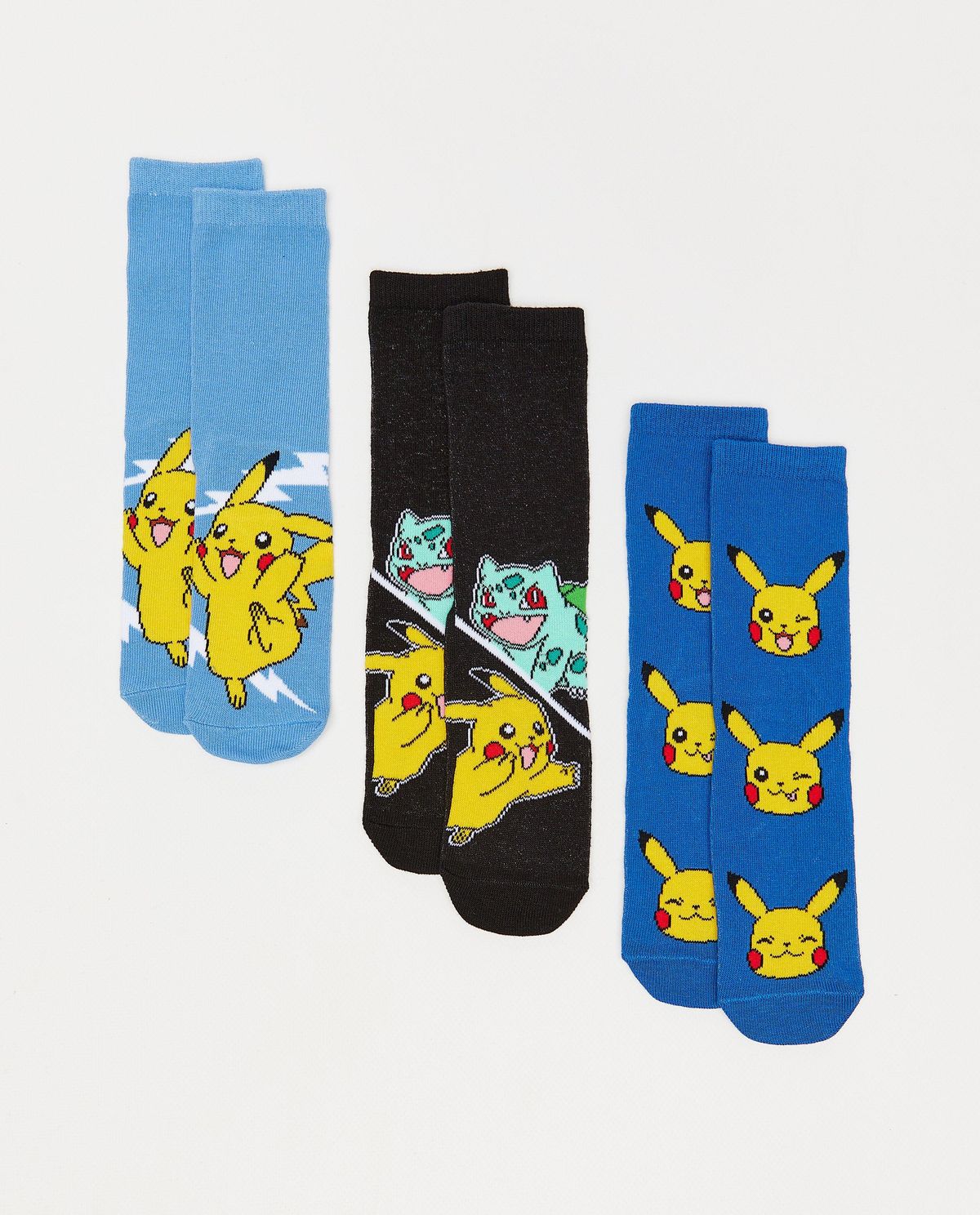 Set van 3 paar kousen Pokémon, 23-38