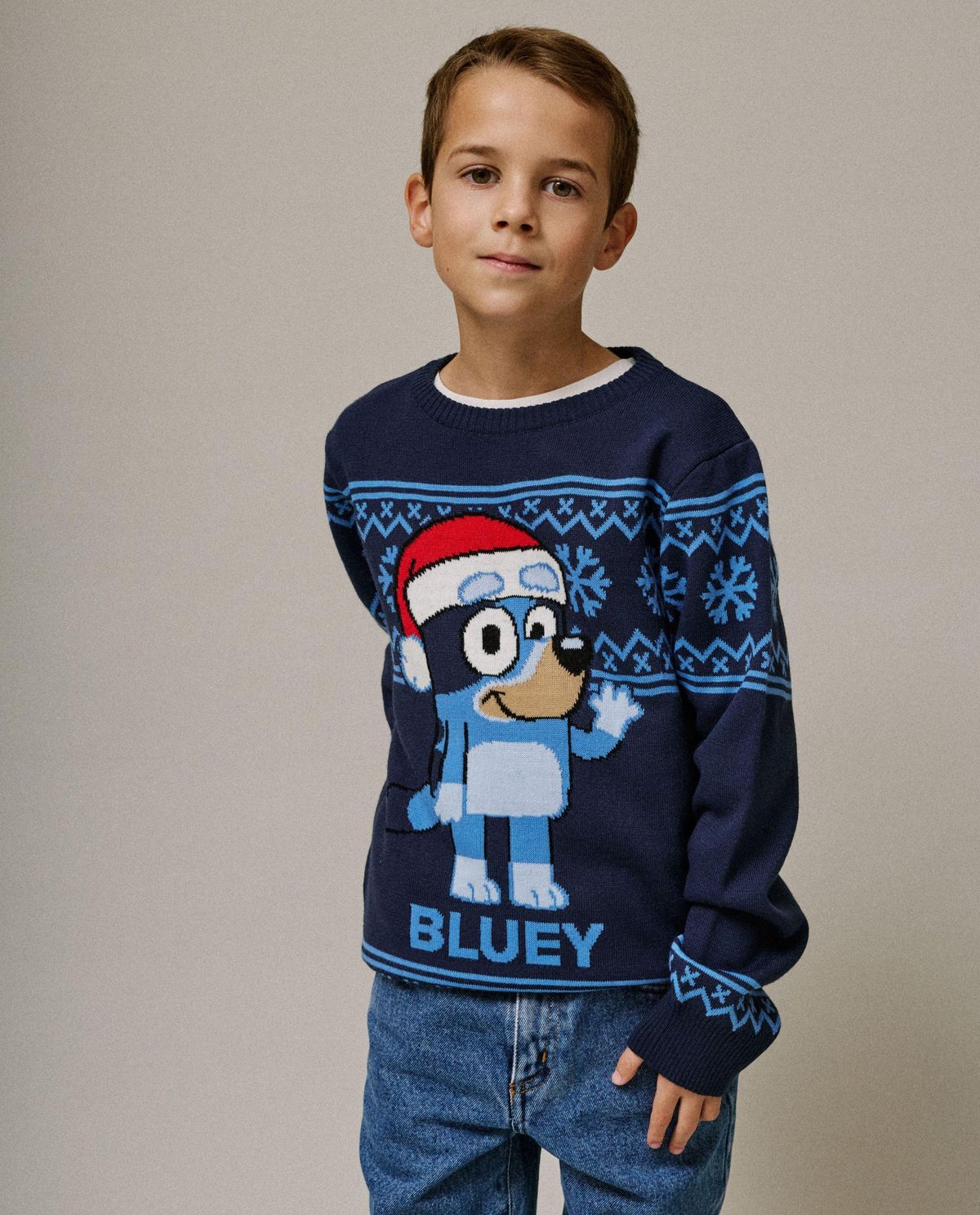 Trui met print Bluey, 92-128
