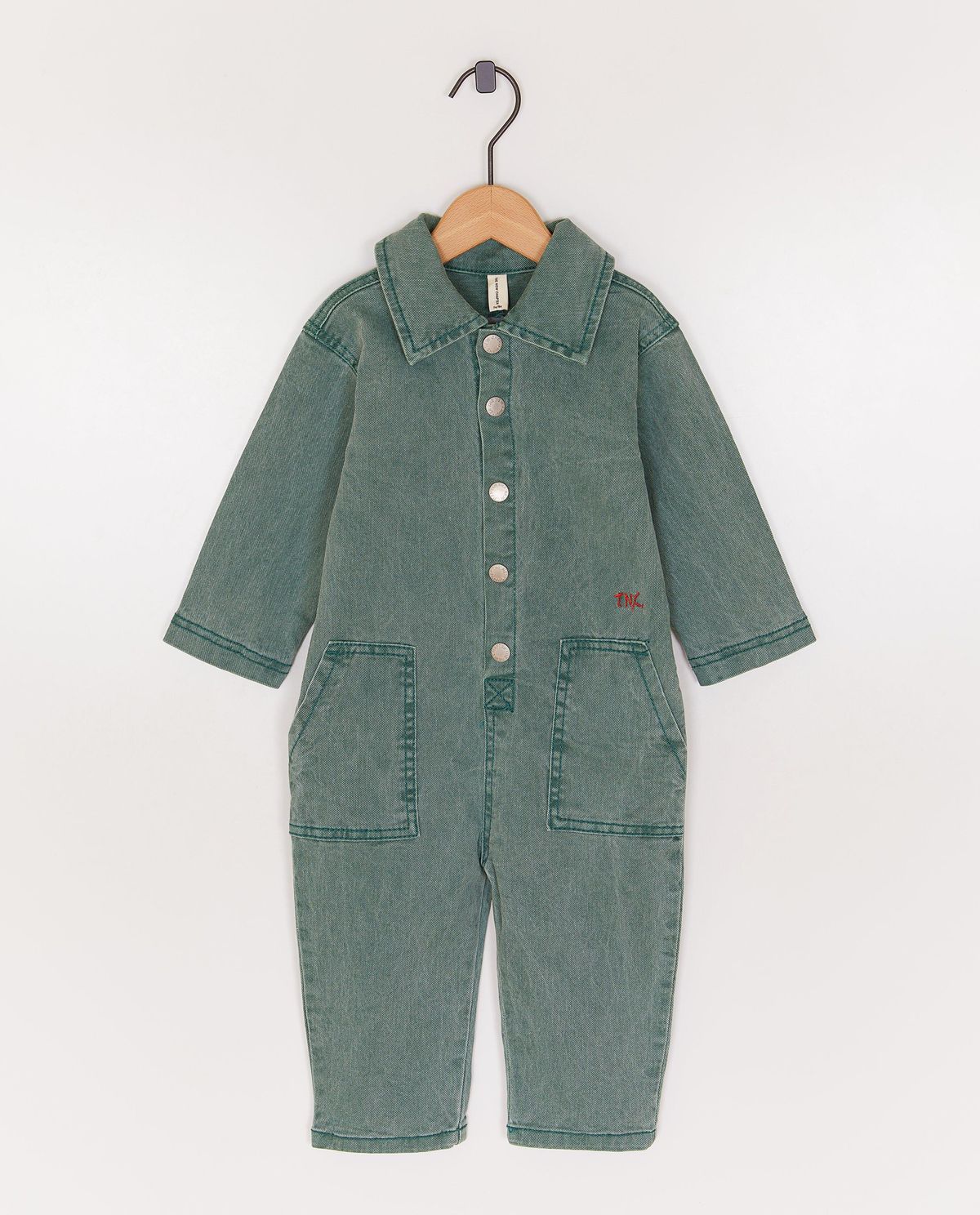 Groen jumpsuit van jeans