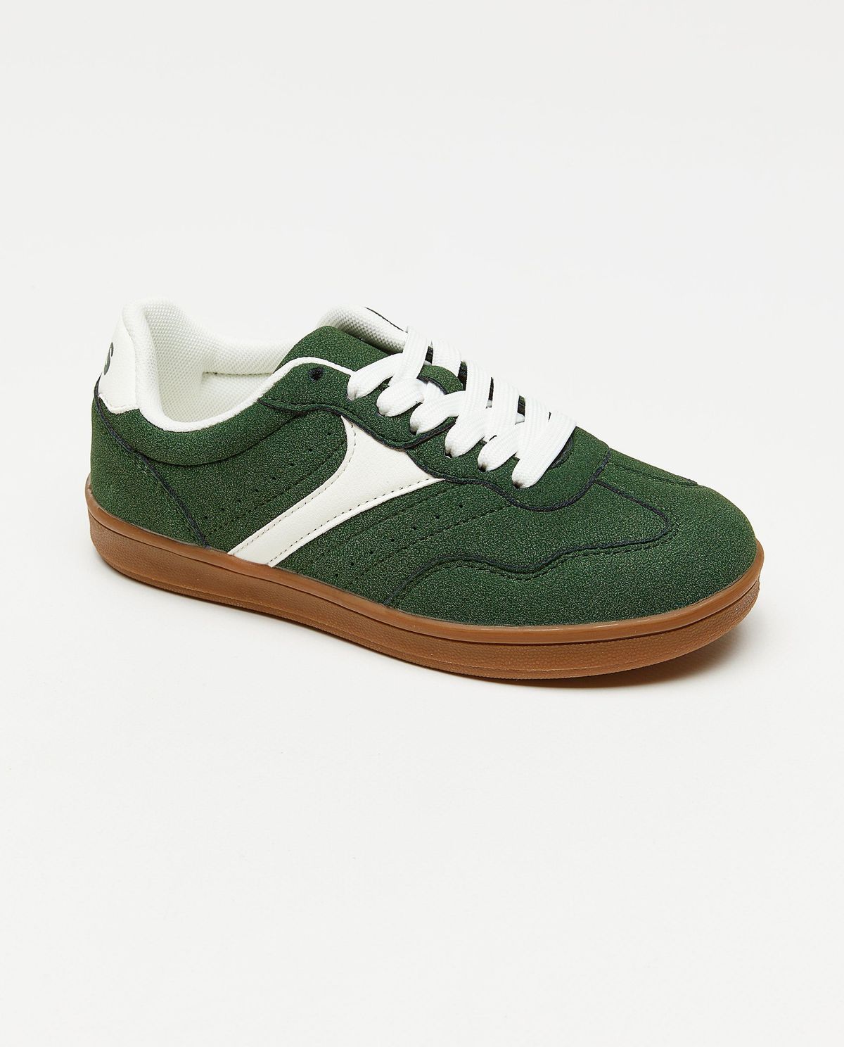 Groene sneakers met color block, 31-39