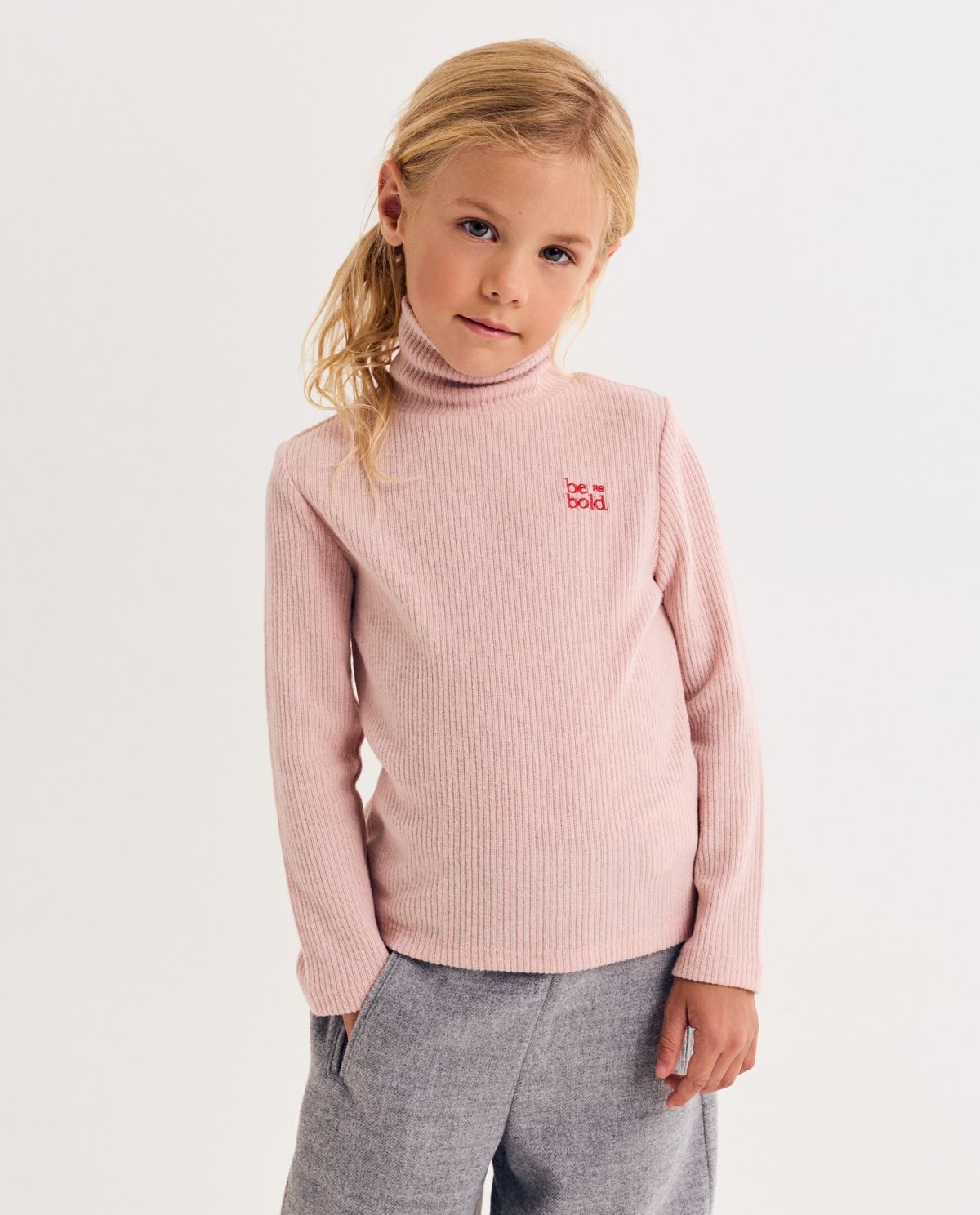 Longsleeve met geborduurd opschrift