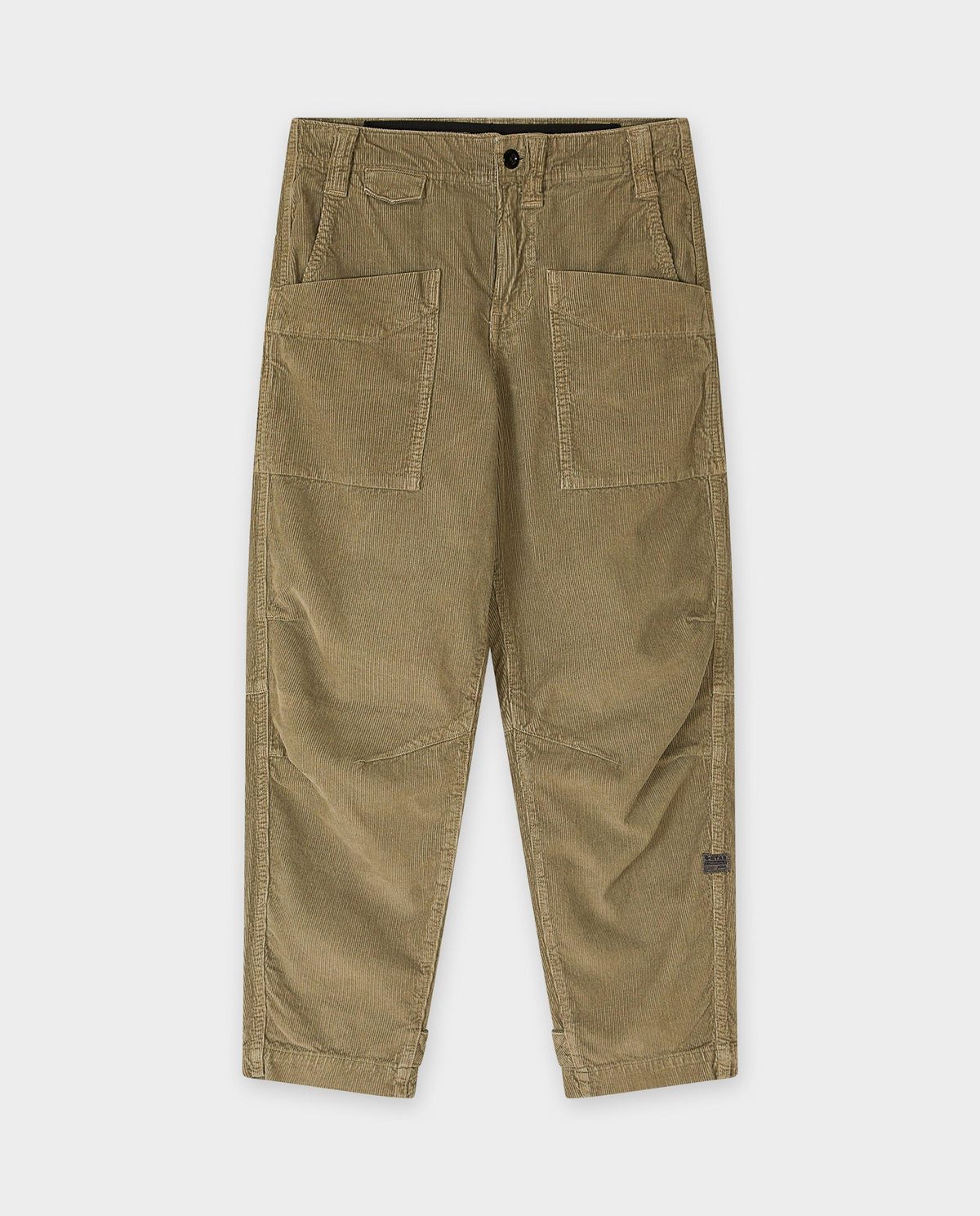 Broek van ribfluweel, relaxed fit