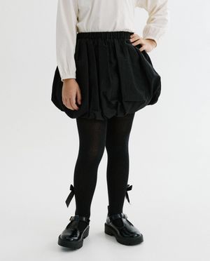 Rokken - Zwarte rok, balloon fit