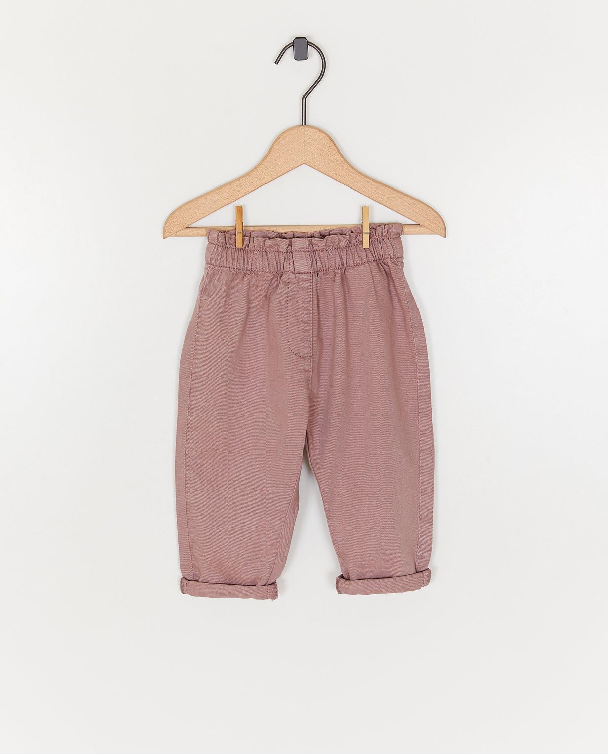 Paarse broek, baggy fit