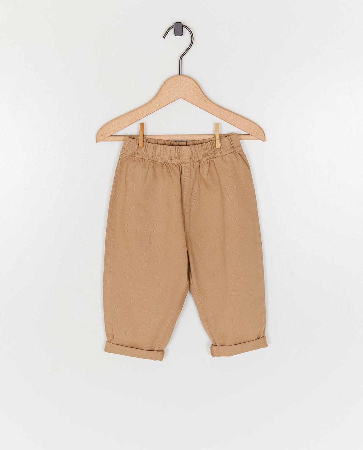 Beige broek, baggy fit