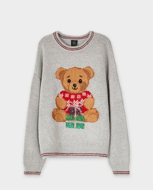 Truien - Trui met print teddybeer