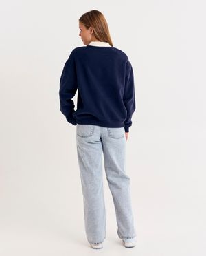 Sweaters - Sweater met opschrift in reli&euml;f
