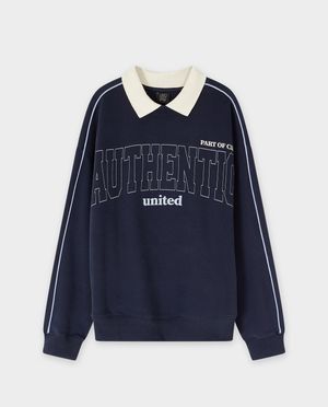 Sweaters - Sweater met opschrift in reli&euml;f