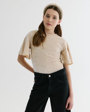 T-shirts - Bodysuit met glitter
