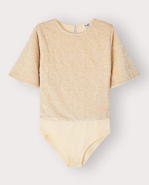 T-shirts - Bodysuit met glitter