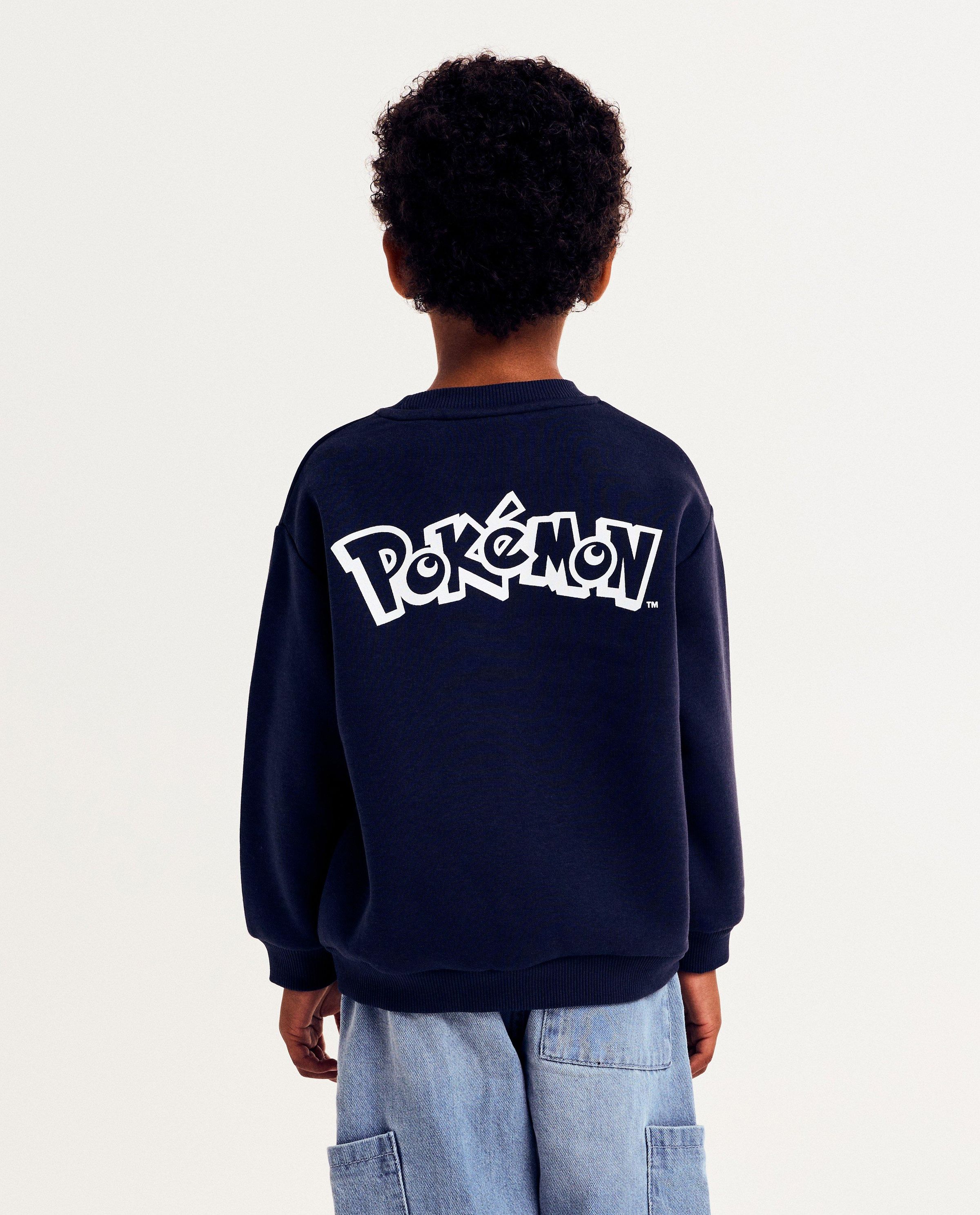 Sweat avec imprim&eacute; au dos de Pok&eacute;mon - Pokemon