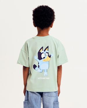 T-shirt avec un imprim&eacute; au dos de Bluey - Bluey