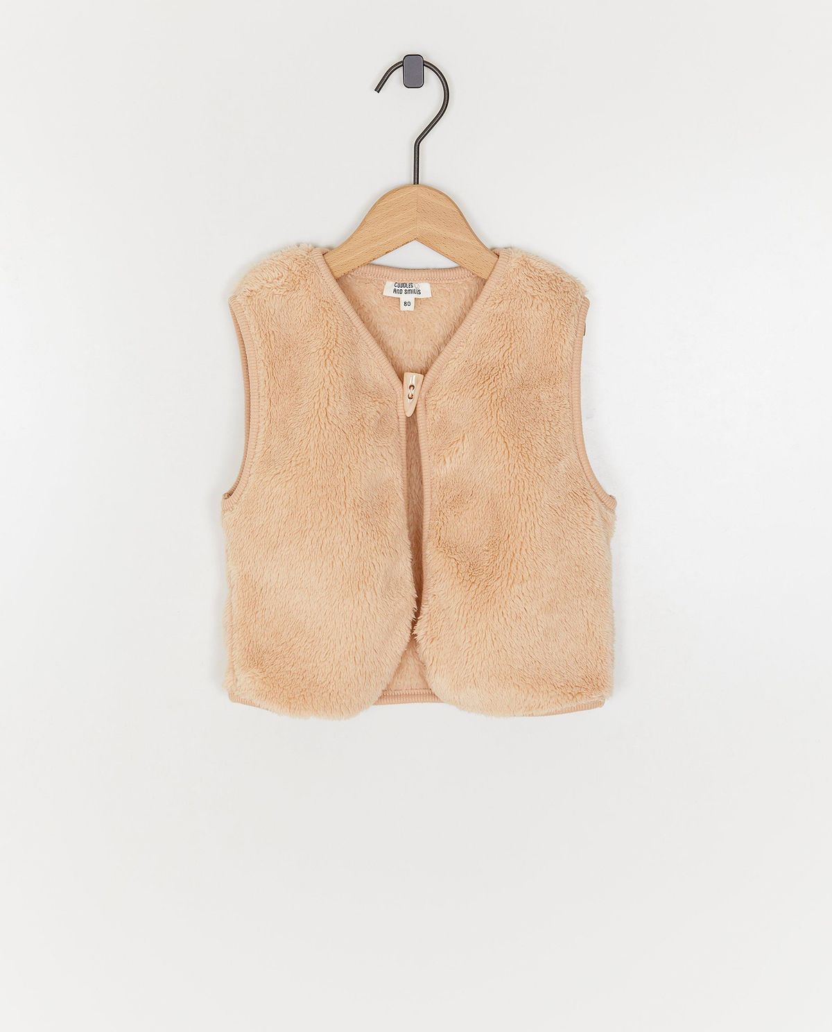 Teddy vest, loose fit