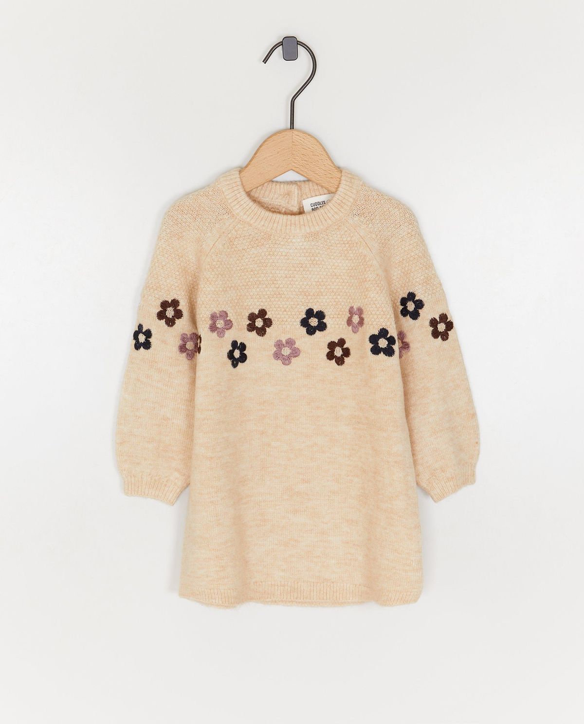 Jurk met geborduurde bloemen