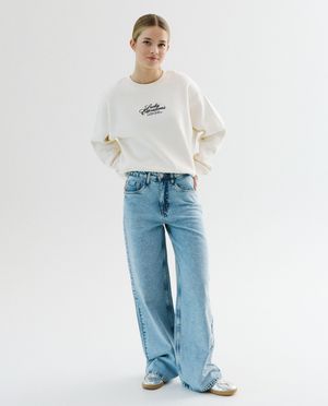 Sweaters - Sweater met backprint, oversized fit