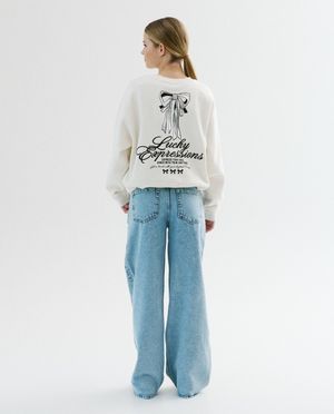 Sweaters - Sweater met backprint, oversized fit