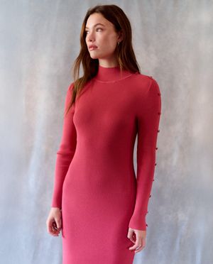 Kleedjes - Jurk met fijne rib