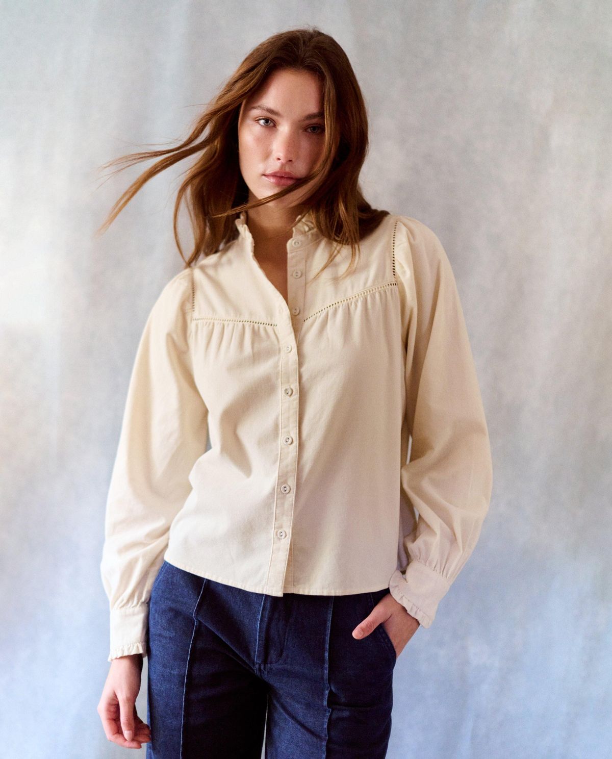 Beige blouse