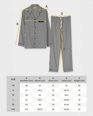 Pyjamas - Pyjama personnalisable, hommes, S-XXL