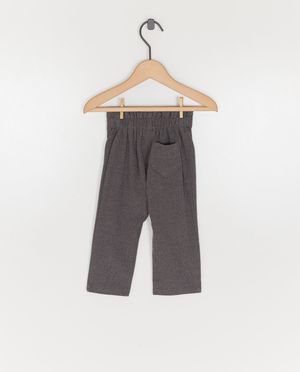 Broeken - Grijze broek met strik