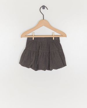 Rokken - Grijze rok, balloon fit