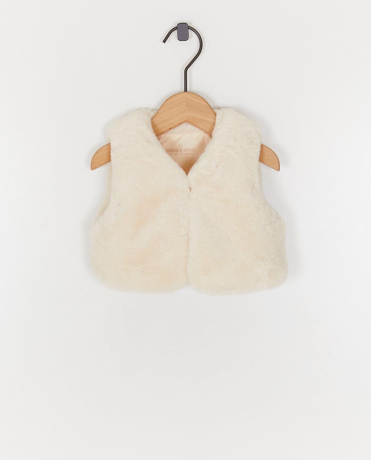 Faux fur vest