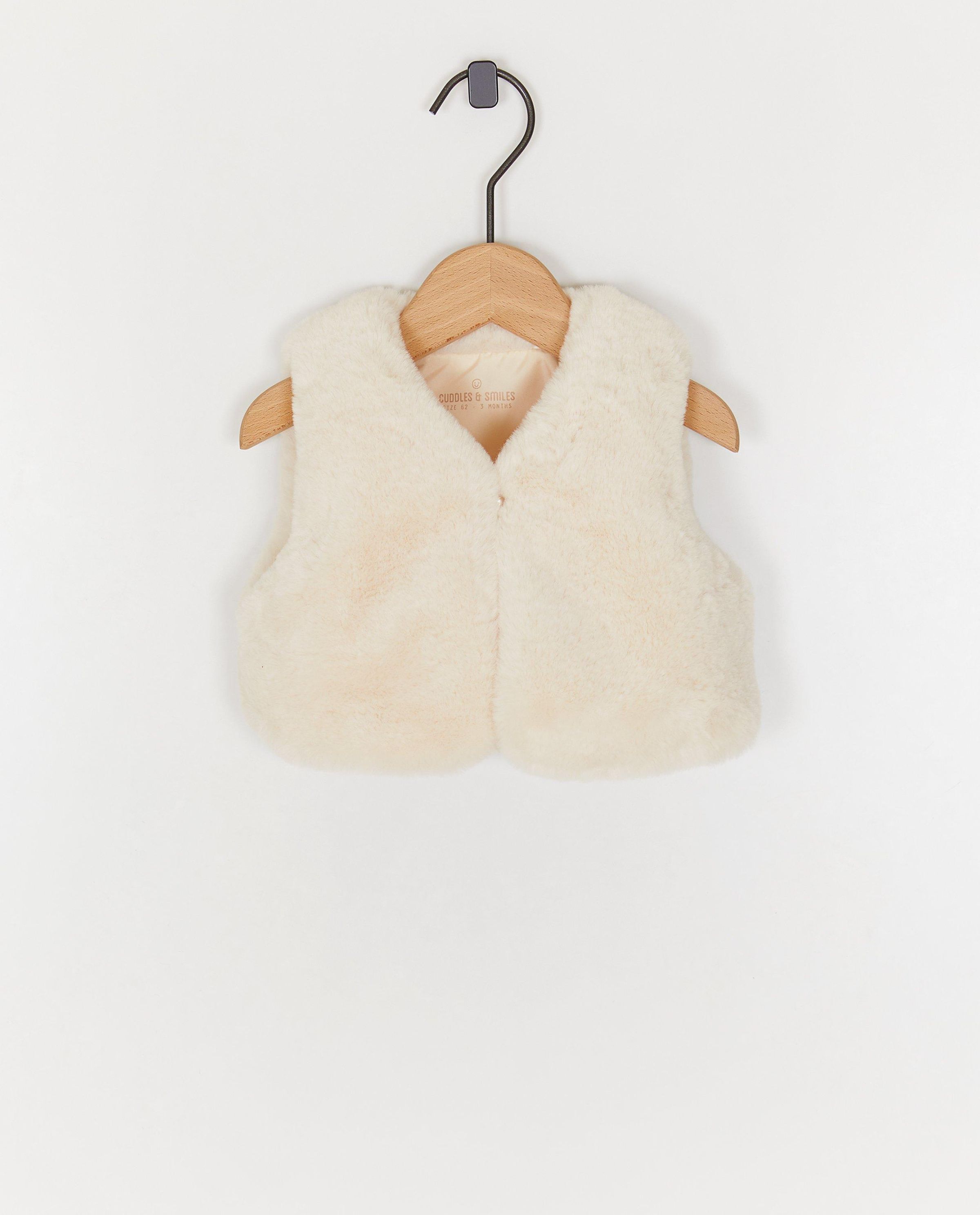 Faux fur vest - Newborn 50-68