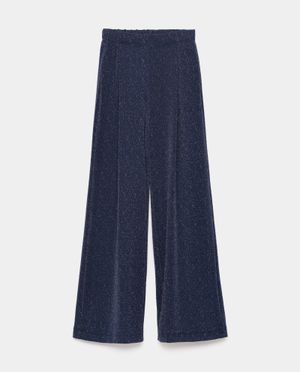 Broeken - Broek met glitter, wide fit