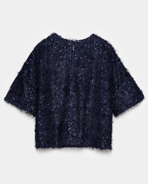Hemden - T-shirt met pailletten