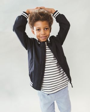 T-shirt met strepen, Special occasions, 116-164 - Le Chic