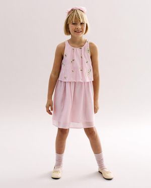 Robe avec des fleurs brod&eacute;es, Special occasions, 116-140 - Milla Star