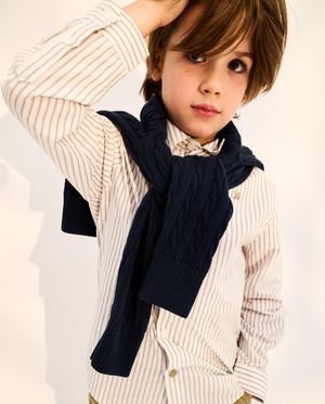 Hemd met fijne strepen, regular fit, Special occasions, 116-164 - Kidz Nation