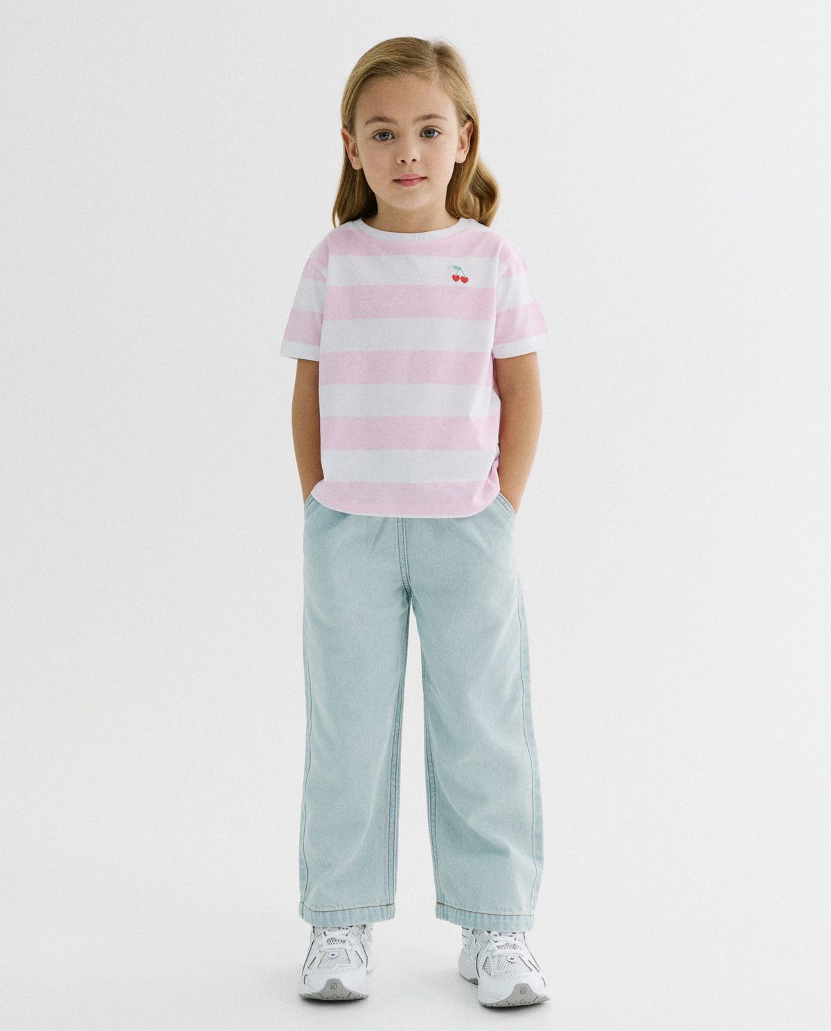 Blauwe jeans, straight fit