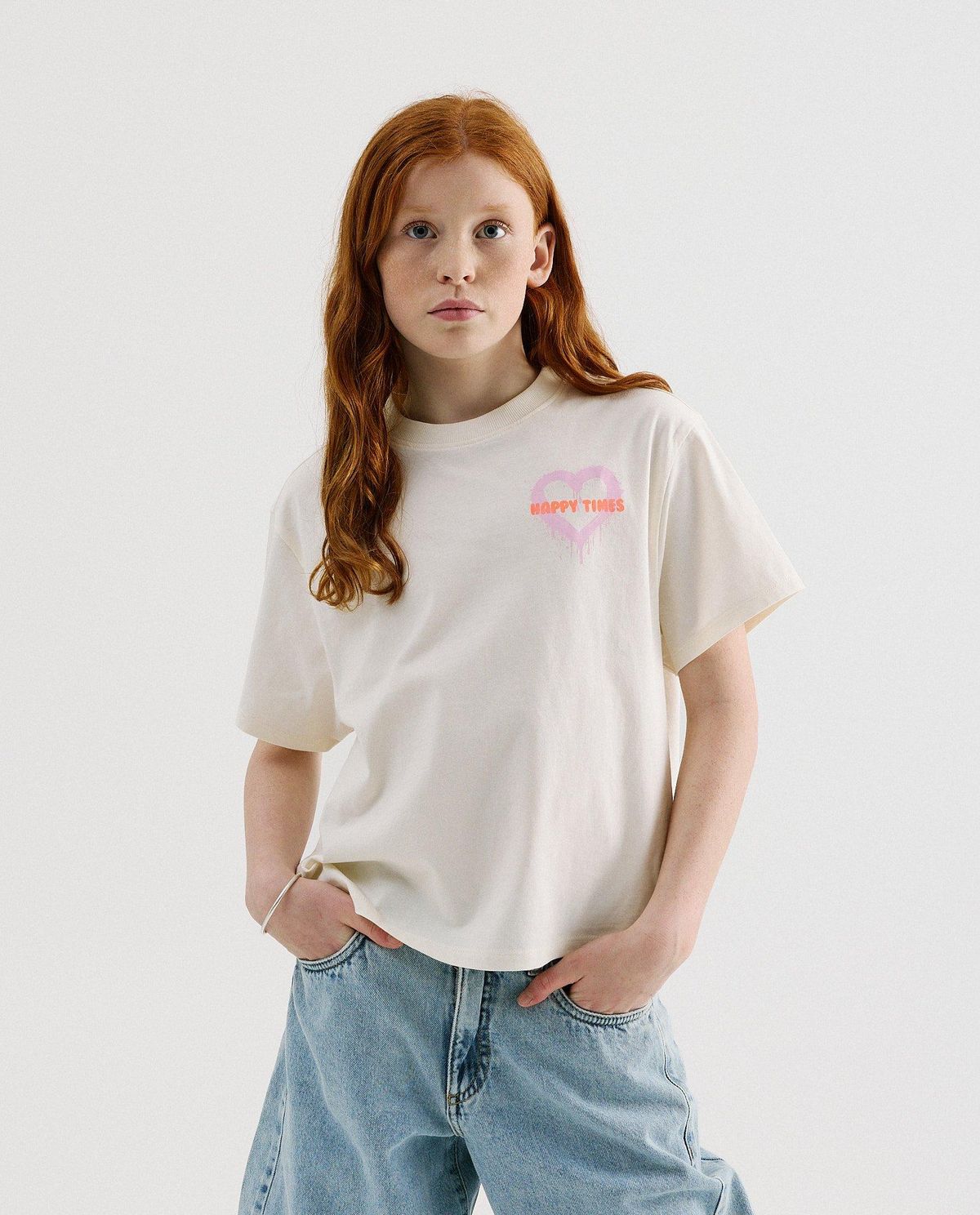 T-shirt met backprint, oversized fit
