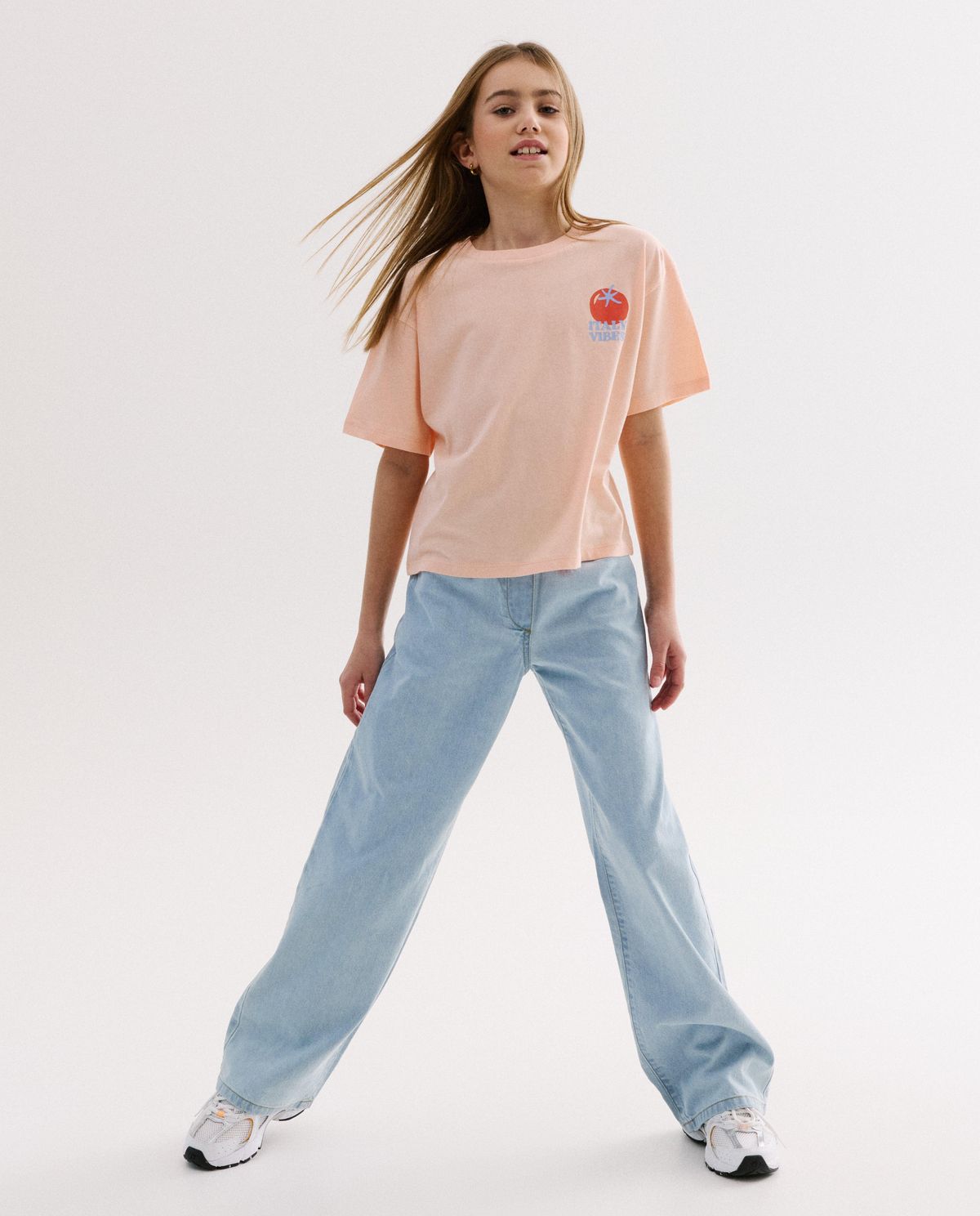 Blauwe jeans, straight fit