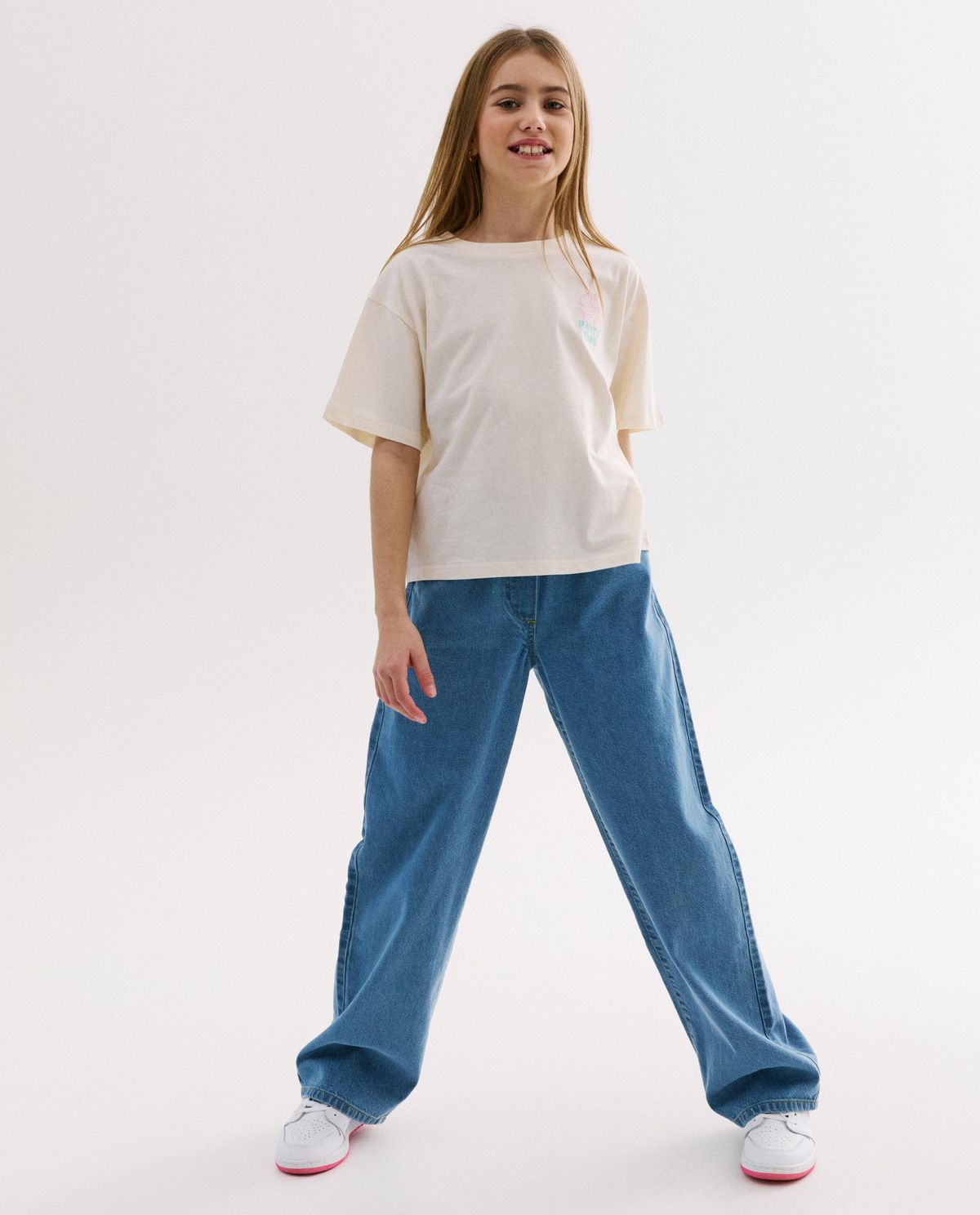 Blauwe jeans, straight fit