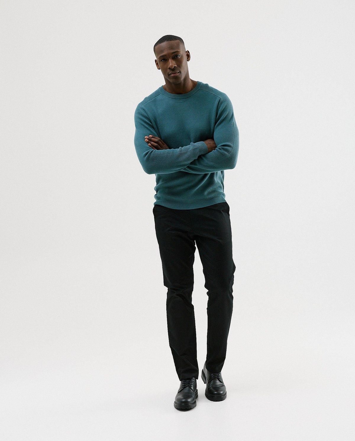 Zwarte broek, slim fit