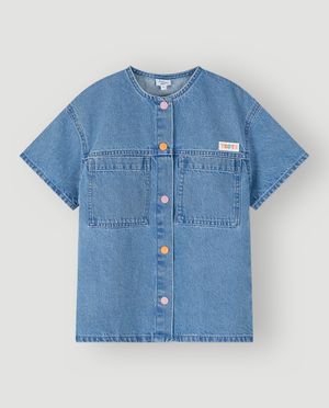 Kleedjes - Blauwe jeansjurk
