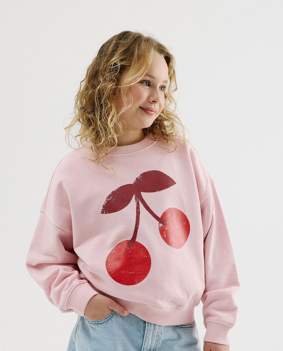 Sweater met print kersen