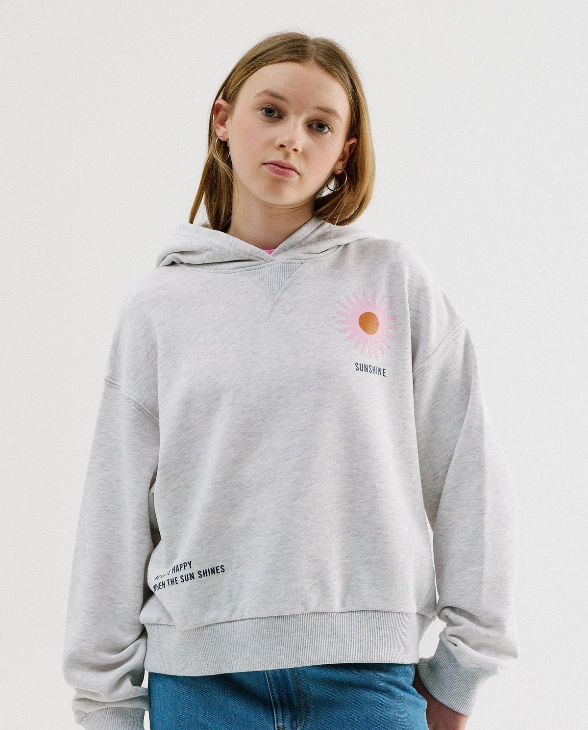 Hoodie met backprint
