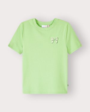 T-shirts - T-shirt met geborduurde strik, 134-176