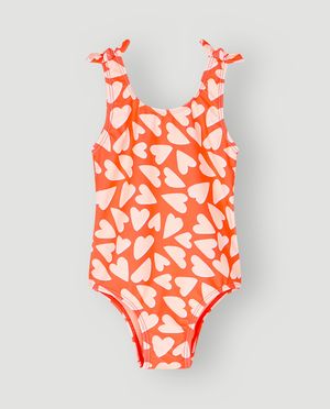 Maillot de bain avec imprim&eacute; c&oelig;urs