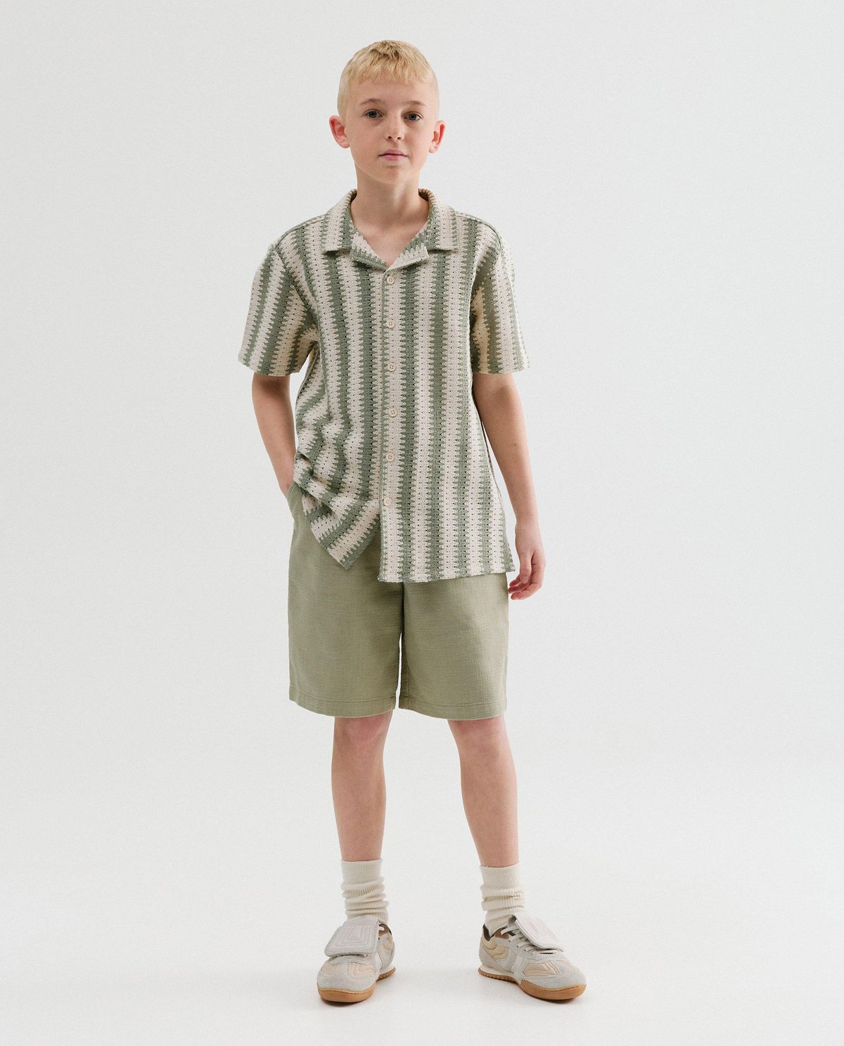 Ronde prijs op shorts