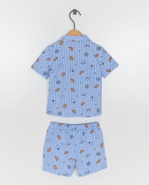 Nachtkleding - Pyjama met print croissants, 62-92