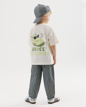 Broeken - Broek met strepen, baggy fit