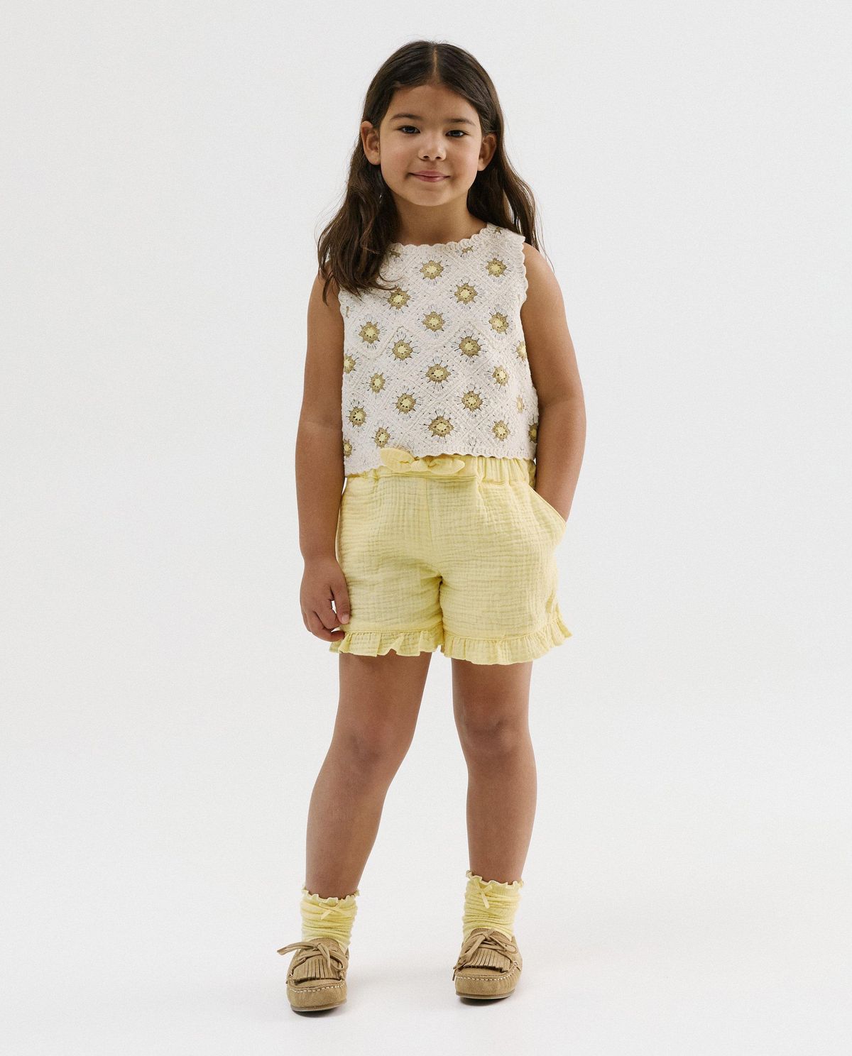 Tetra short met strik, 92-134